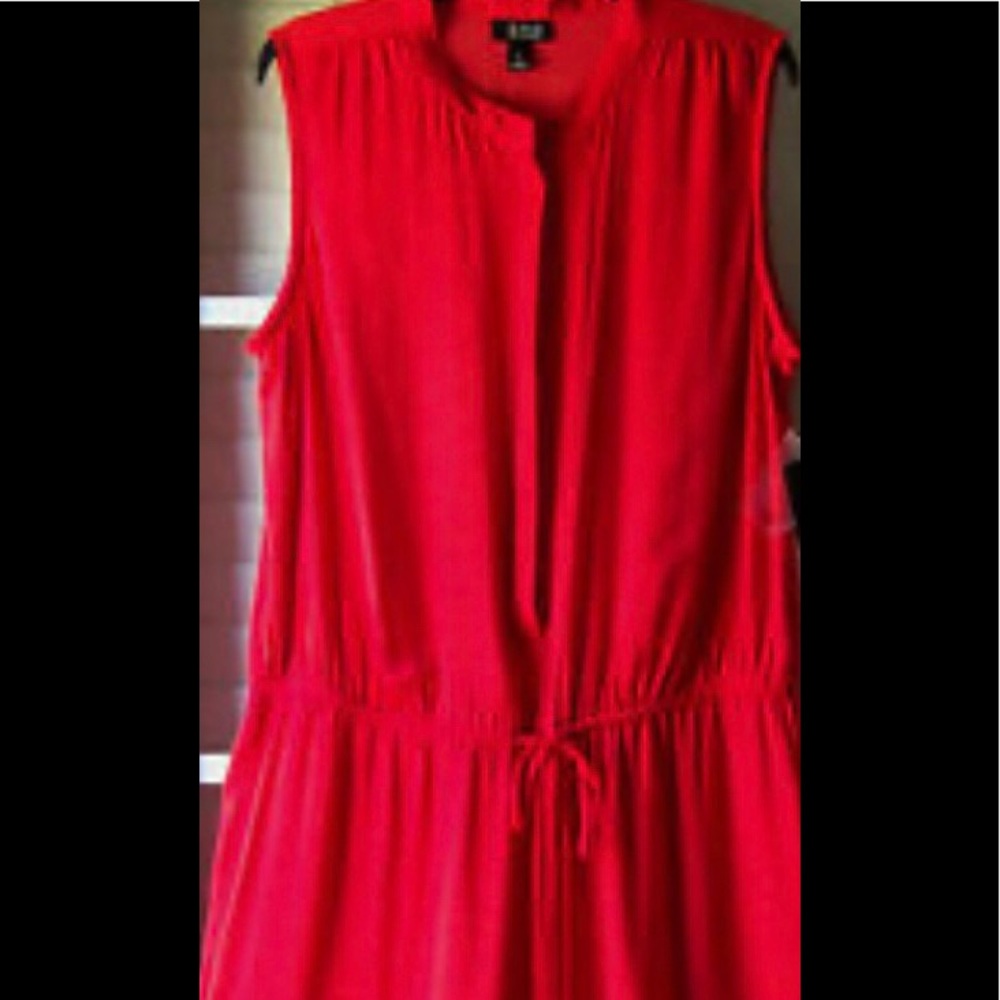 NWT A.N.A Red Shorts Romper
